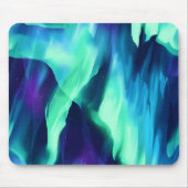 Groen Blauw Paars Noorderlicht Muismat (Voorkant)