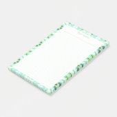 Groen Blauw Puntnet Lay-out College Plan Planner Post-it® Notes (Schuin)