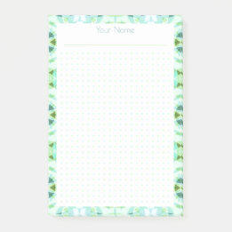 Groen Blauw Puntnet Lay-out College Plan Planner Post-it® Notes