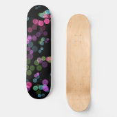 Groen Blauw Roze Paarse Abstracte Bubble Design Persoonlijk Skateboard (Voorkant)