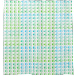 Groen blauw schoengordijn douchegordijn