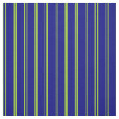 Groen & blauw Striped/Lined Pattern Stof (Swatch)