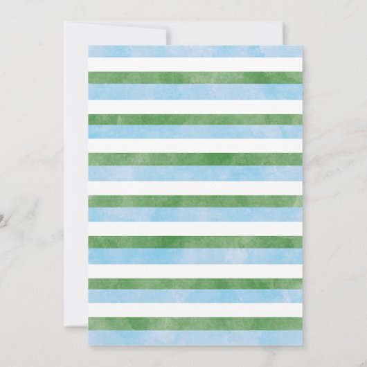 Groen Blauw Twins Een Prickly Pair 1e Verjaardag Kaart (Achterkant)