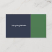 Groen blauw visitekaartje (Achterkant)