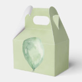 Groen Blauw Waterverf Dragon Boy Baby shower Bedankdoosjes (Achterkant)