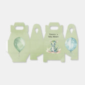 Groen Blauw Waterverf Dragon Boy Baby shower Bedankdoosjes (Uitgevouwen)