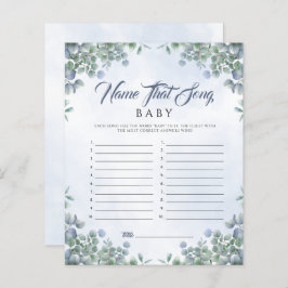 Groen Blauw Waterverf Naam dat lied Baby spel