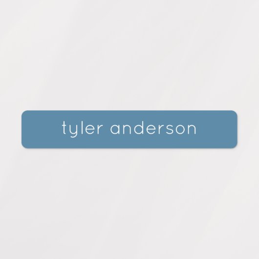 Groen blauw Zinny Waterbestendige etiketten van Ki Labels (Design 2)