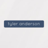 Groen blauw Zinny Waterbestendige etiketten van Ki Labels (Design 1)