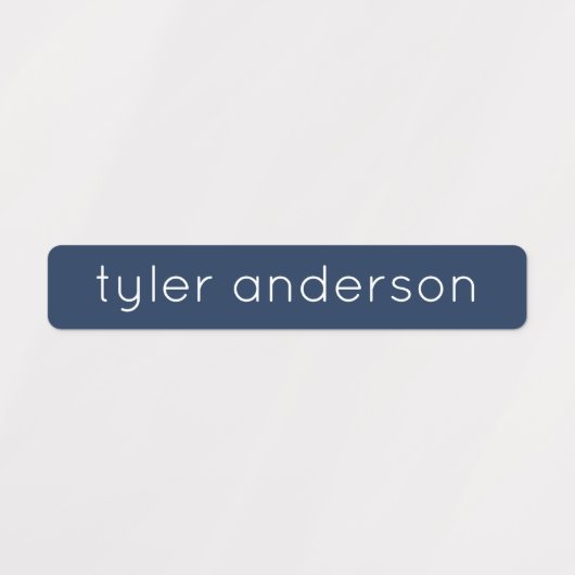 Groen blauw Zinny Waterbestendige etiketten van Ki Labels (Design 1)