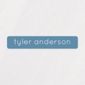 Groen blauw Zinny Waterbestendige etiketten van Ki Labels (Design 2)