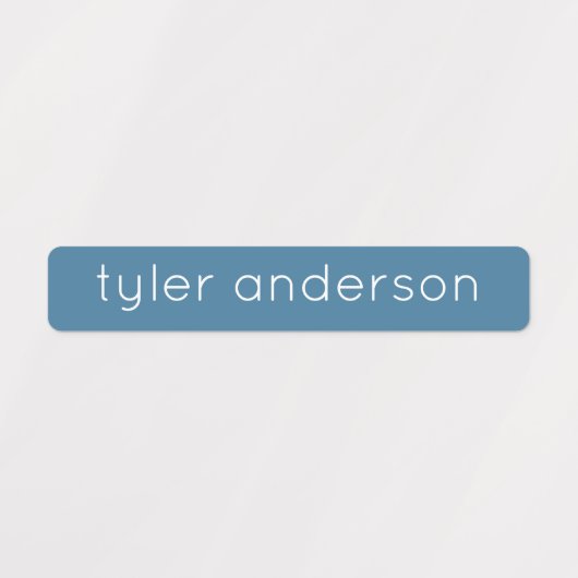 Groen blauw Zinny Waterbestendige etiketten van Ki Labels (Design 2)