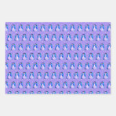 Groen Blauwgroen en Paars Inpakpapier Vel (Voorkant 2)