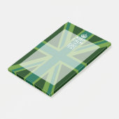 Groen Blauwgroen houden kalm en hebben Jouw tekst  Post-it® Notes (Schuin)