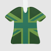 Groen Blauwgroen kalm houden en Jouw tekst Union J Ornament (achterkant)