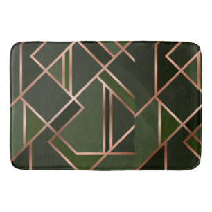 Groen, blauwgroen, limoen, goud, goud, goud, goud, badmat