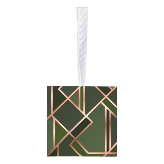 Groen, blauwgroen, limoen, goud, goud, goud, goud, decoratie (Rechts)