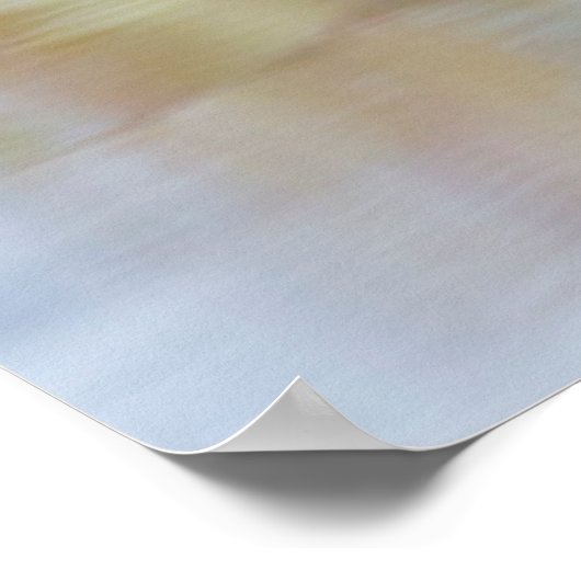 Groen Blauwgroen Poster (Hoek)