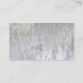 Groen Blauwgroen Visitekaartje (Achterkant)