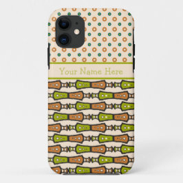 Groen Blauwgroen Zwart Cream Tribal iPhone 5/5s Ho Case-Mate iPhone Case