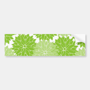 groen bloem bloesem bumpersticker