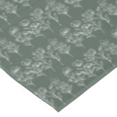 Groen Bloemen Boho Sage Groen Bruiloft Tafelkleed (Gekanteld)
