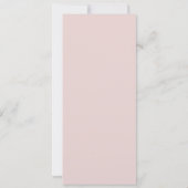 Groen Bloemen Eenvoudig Elegant Trouwmenu (Achterkant)