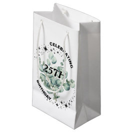 Groen Bloemen Sky Star Verjaardagsviering Klein Cadeauzakje