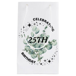 Groen Bloemen Sky Star Verjaardagsviering Klein Cadeauzakje