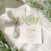 Groen Bloemen Vrijgezellenfeest Kaart