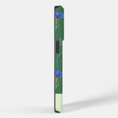 Groen Bloemen Wildbloem Monogram Case-Mate iPhone Case (Achterkant / Rechts)