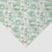 Groen Bloemendecoratie Tissuepapier (Detail)