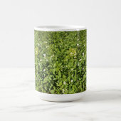Groen bloemenveld koffiemok (Center)