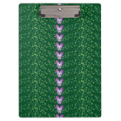  groen bloemetjespatroon klembord (Voorkant)