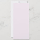 Groen Bloemig Eenvoudig Elegant Trouwmenu (Achterkant)