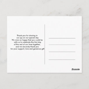 Groen Bloemig Goud Folie Bladeren Dank je Briefkaart