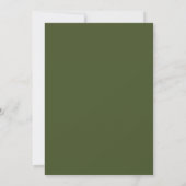 Groen bloemig  kaart (Achterkant)