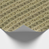  groen bloemkool, natuurlijk cadeaupapier (Hoek)