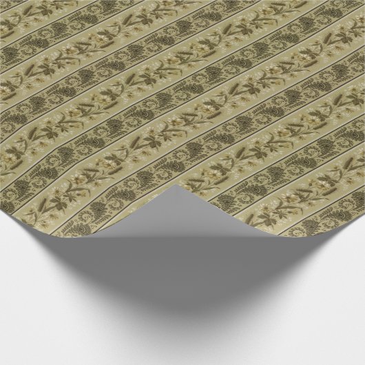  groen bloemkool, natuurlijk cadeaupapier (Hoek)