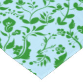 Groen bloemmotief G01. L Blauw BG Tafelkleed (Gekanteld)