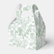 Groen Bloemmotief Rozen Franse Chinoiserie