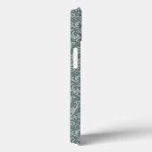 Groen bloempapier Case-Mate iPhone case (Achterkant / Rechts)