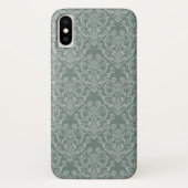 Groen bloempapier Case-Mate iPhone case (Achterkant)