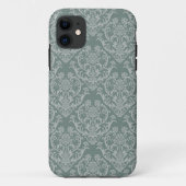 Groen bloempapier Case-Mate iPhone case (Achterkant)