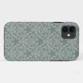 Groen bloempapier Case-Mate iPhone case (Achterkant (horizontaal))