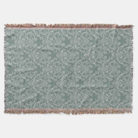 Groen bloempapier deken (Voorkant)