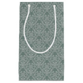 Groen bloempapier klein cadeauzakje (Voorkant)
