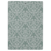 Groen bloempapier klembord (Achterkant)