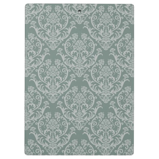 Groen bloempapier klembord (Achterkant)