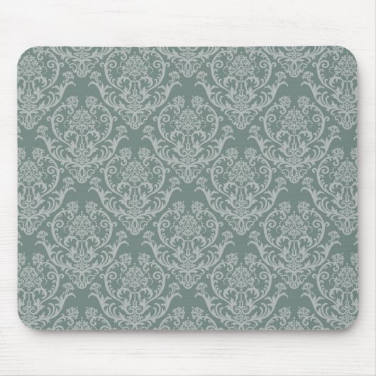 Groen bloempapier muismat (Voorkant)
